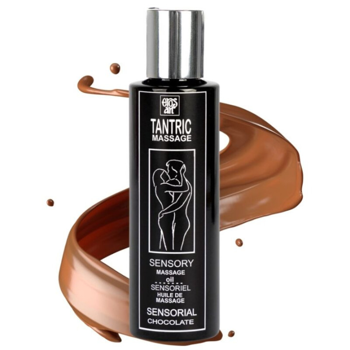 Huile de Massage Tantrique Naturelle et Aphrodisiaque Chocolat 100 ml