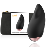Stimulateur de Clitoris Noir/Or Goutte