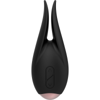 Stimulateur Clitoridien Noir/Or Fleur