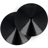 Cubre Pezones Metal Círculos Negros