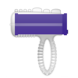 Anneau Vibrant pour Langue Violet