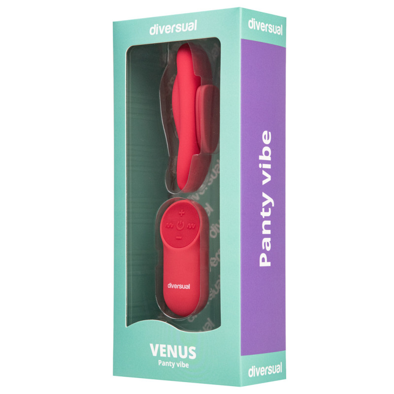 Venus Tanga Vibrateur Cerise