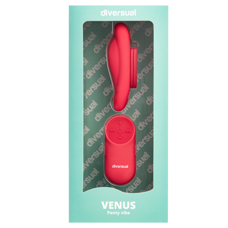 Venus Tanga Vibrateur Cerise