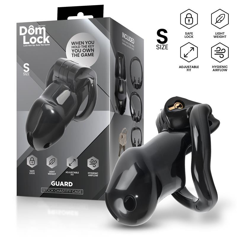 Cage de Chasteté Guard avec Cadenas Interne Taille S