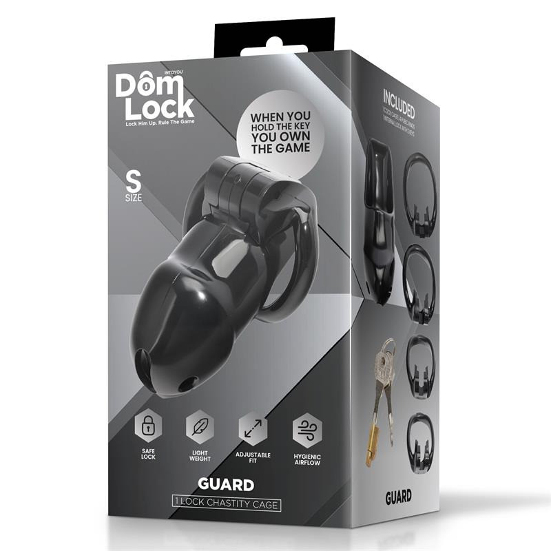Cage de Chasteté Guard avec Cadenas Interne Taille S