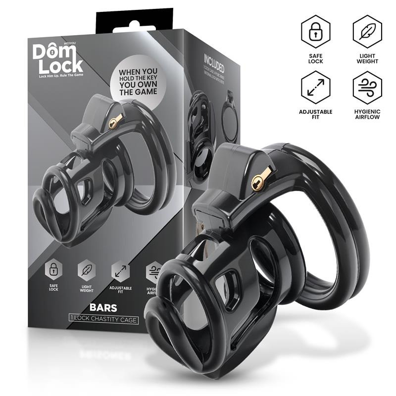 Bars Cage pour Pénis avec Cadenas Interne