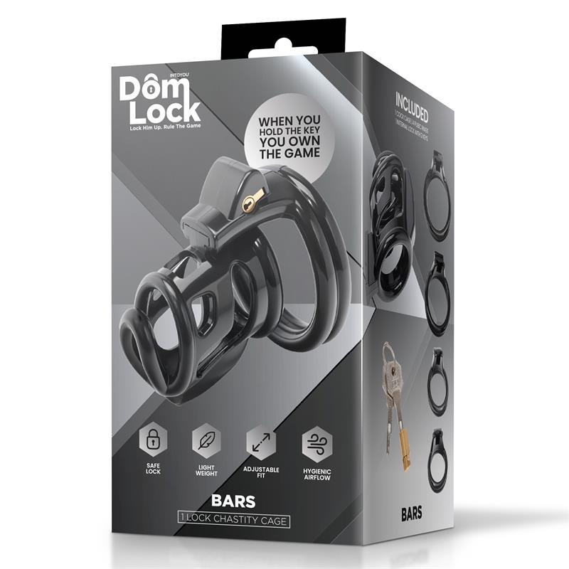 Bars Cage pour Pénis avec Cadenas Interne