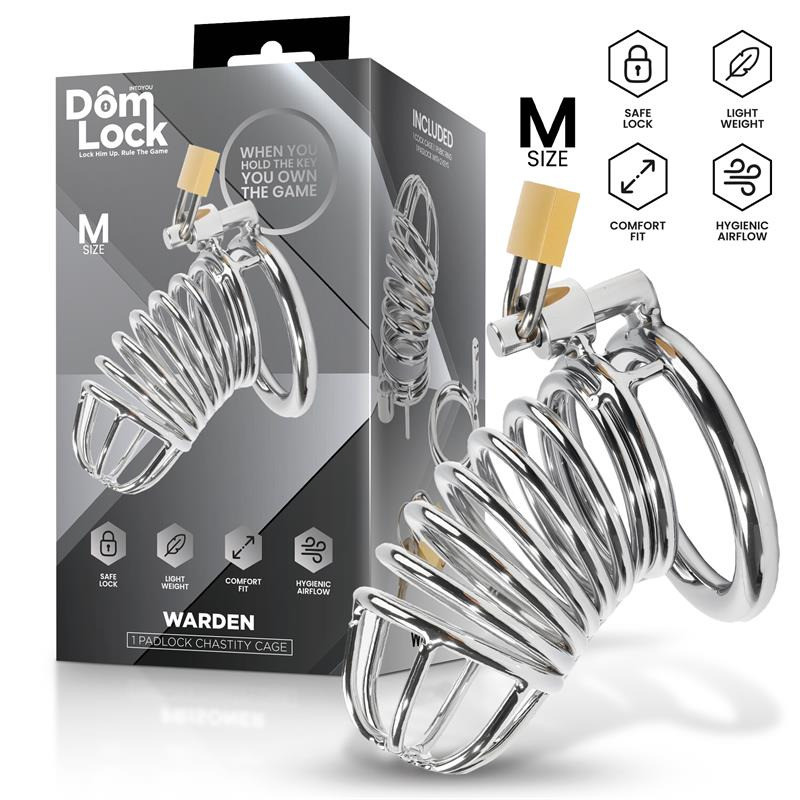 Warden Cage de Chasteté pour Pénis Taille M