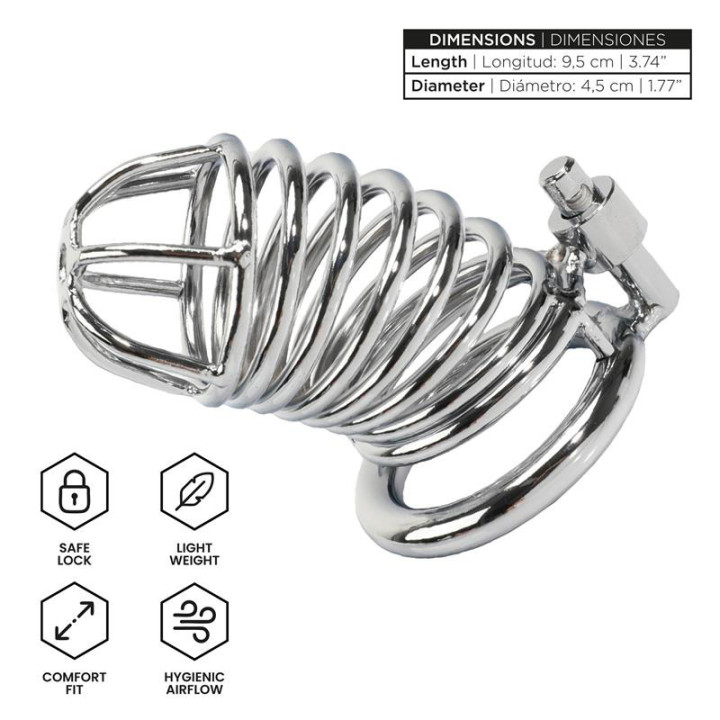 Warden Cage de Chasteté pour Pénis Taille M