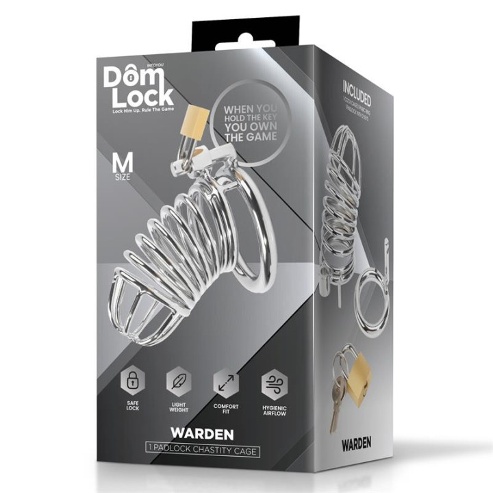 Warden Cage de Chasteté pour Pénis Taille M