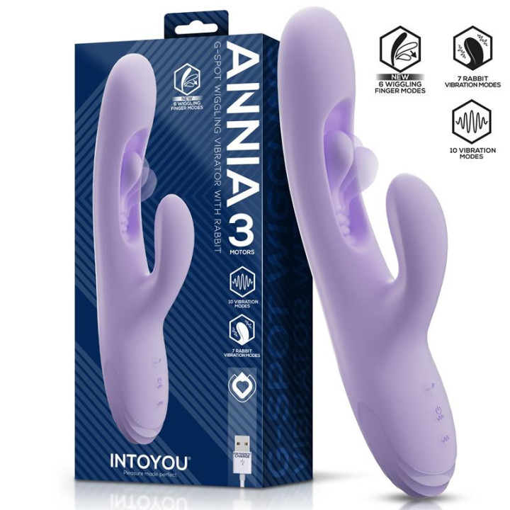 Annia Vibromasseur G-Spot avec Wiggling Interne
