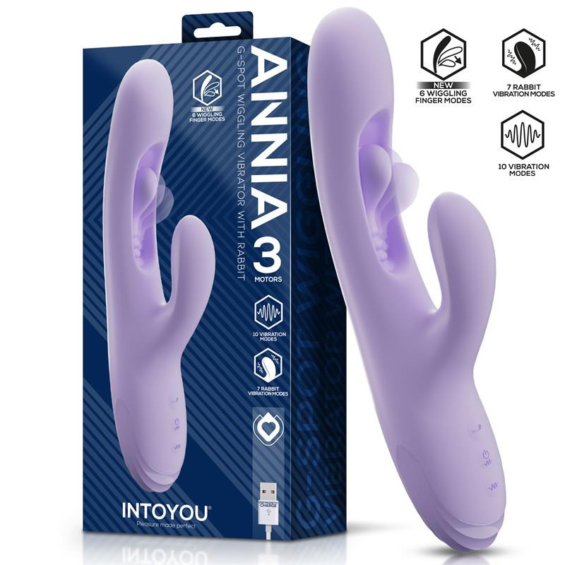 Annia Vibromasseur G-Spot avec Wiggling Interne