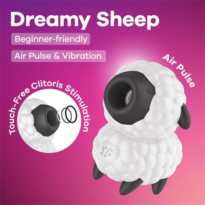 Dreamy Sheep Stimulateur avec Vibration