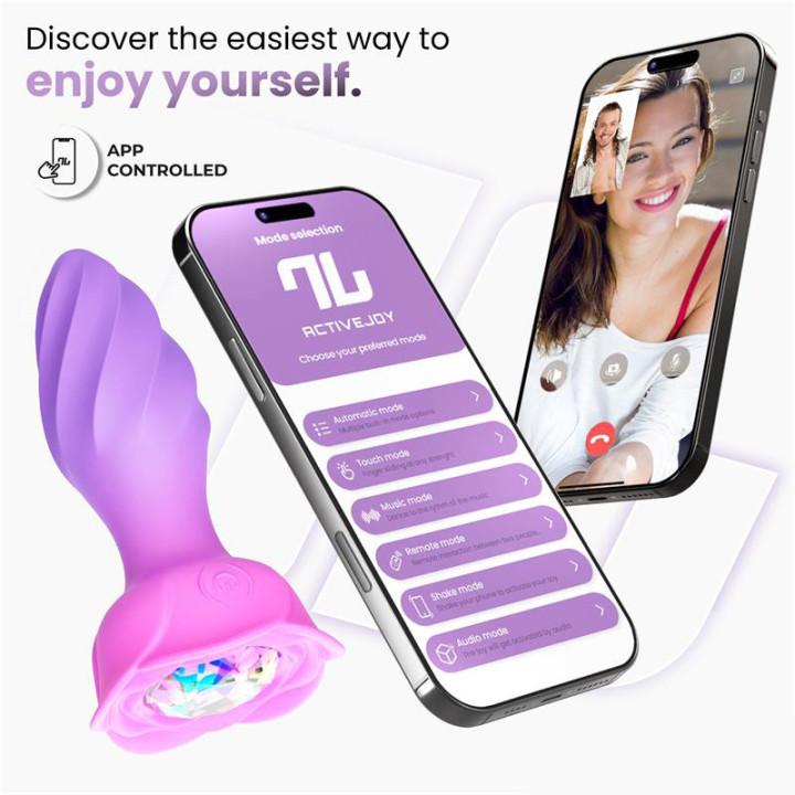 Moxy Plug Anal avec Rotation 360º et App