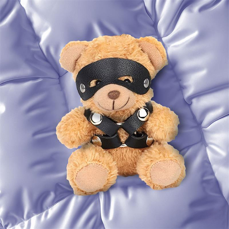 Bearly Porte-clés Ourson BDSM avec Harnais