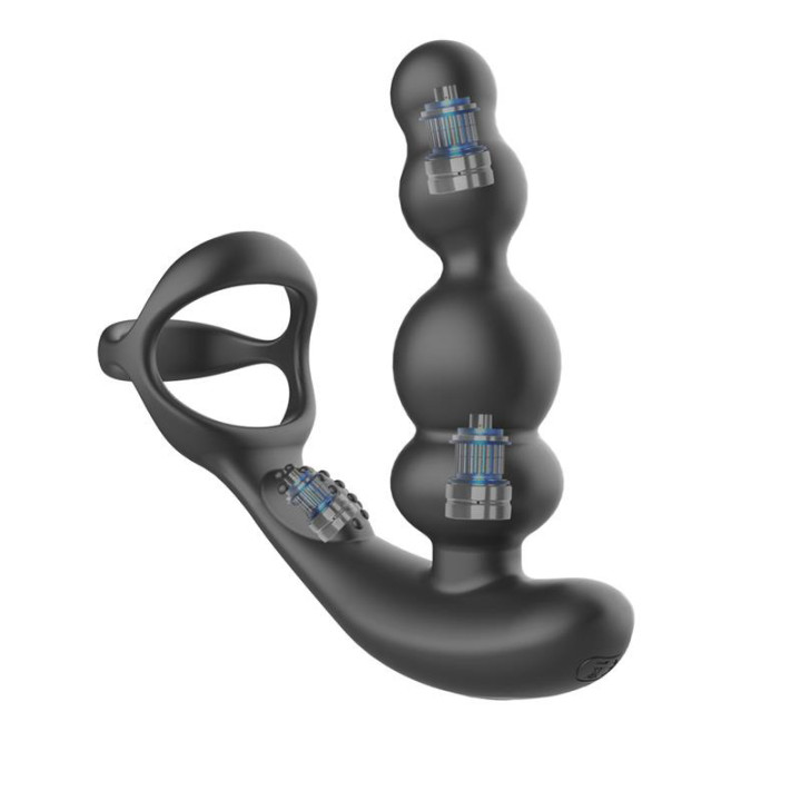 Klark Plug Anal Oscillant avec Télécommande