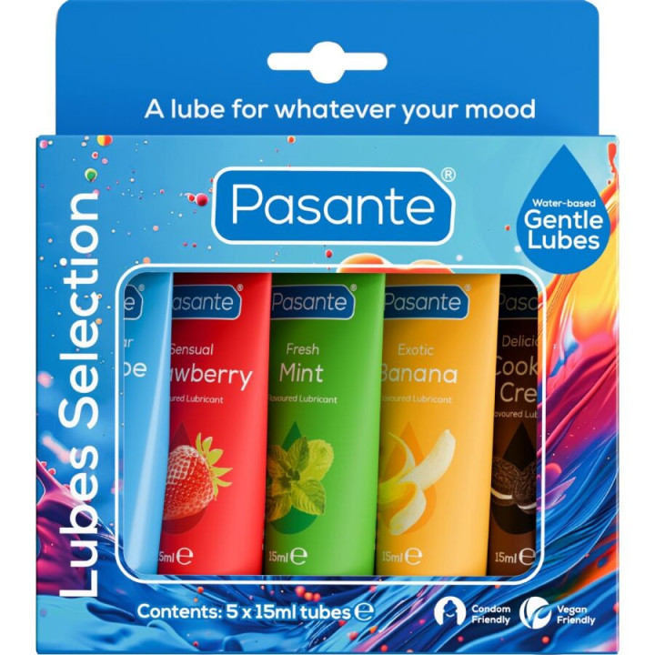 Pack Lubricantes Sabores Varios 5 Uds X 15 ml