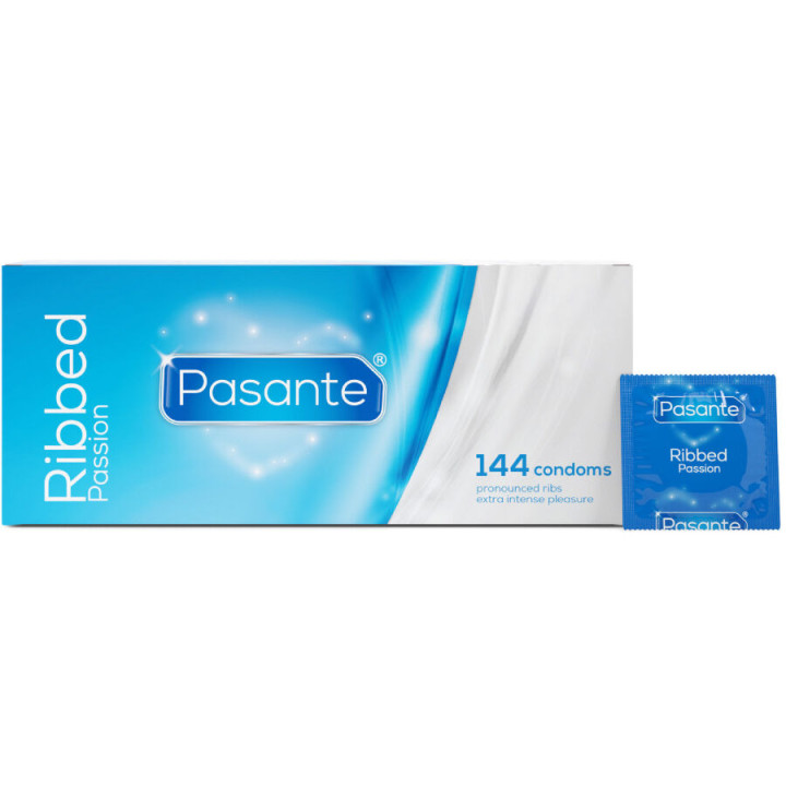 Ribbed Passion Preservativos Caja 144 Uds