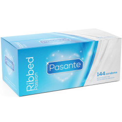 Ribbed Passion Préservatifs Boîte de 144 unités