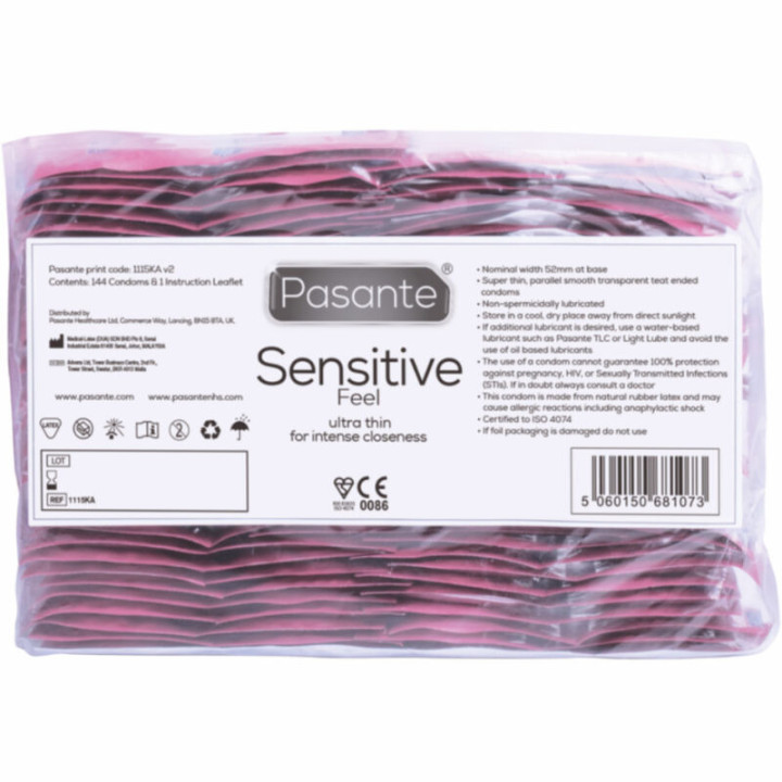 Préservatifs Sensitive Sac de 144 Uts