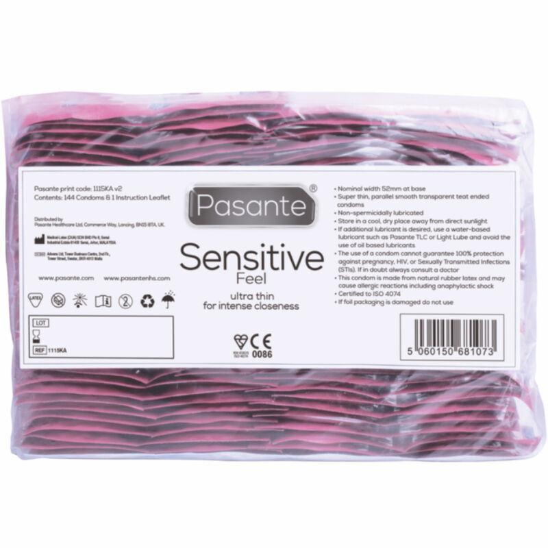 Préservatifs Sensitive Sac de 144 Uts