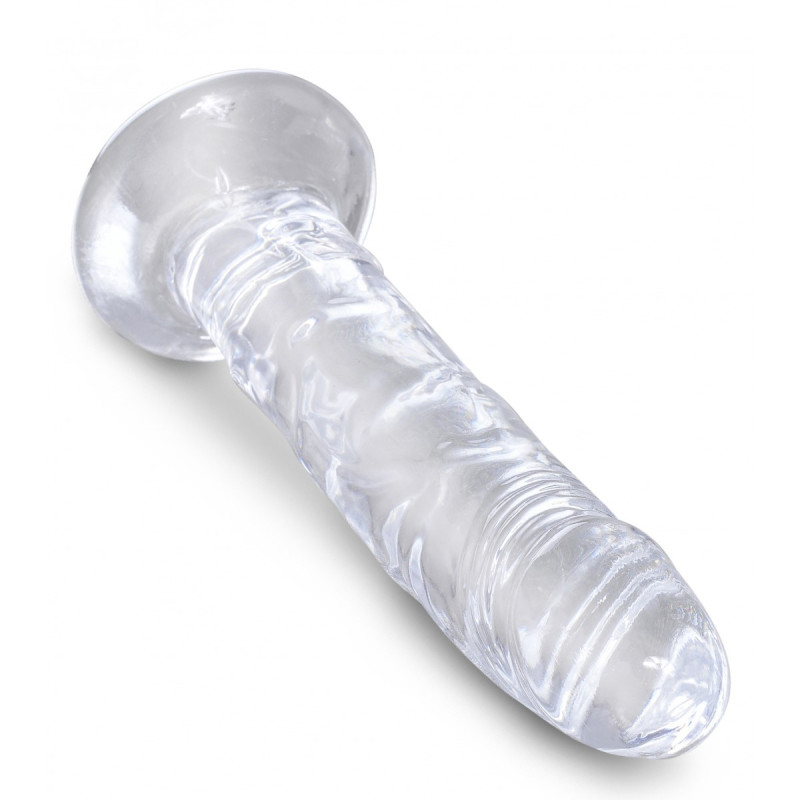 Clear Pénis Réaliste 15,5 cm Transparent