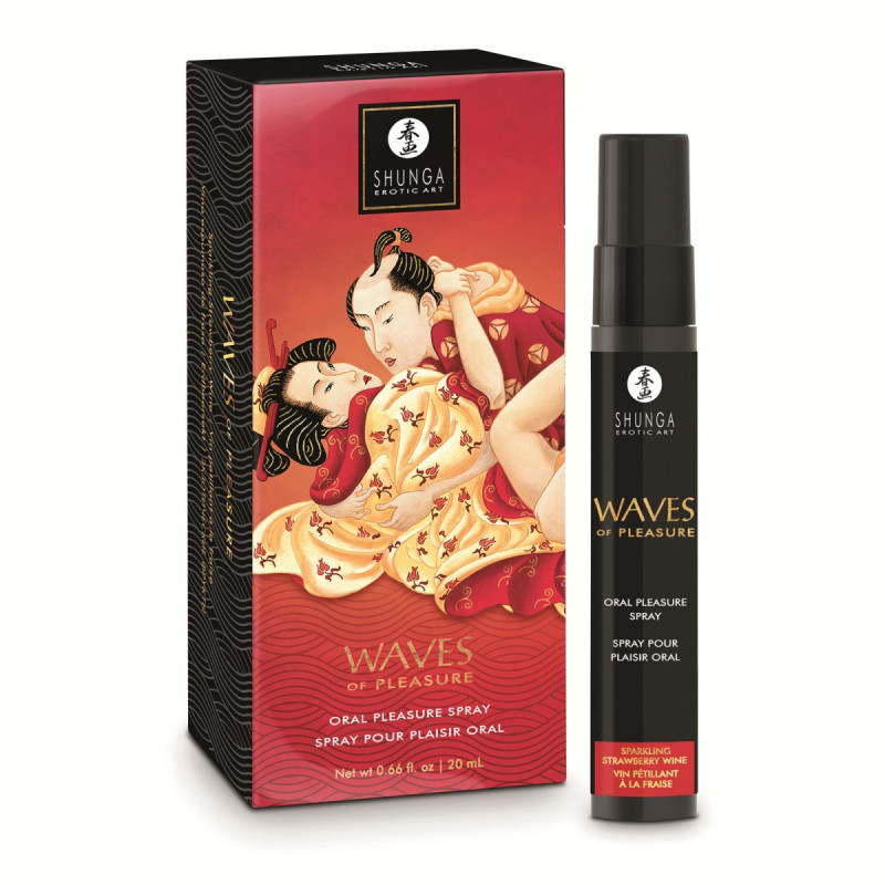 Waves Pleasure Spray Oral Séducteur Fraise 20 ml