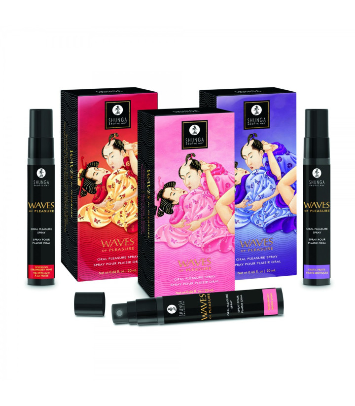 Waves Pleasure Spray Oral Séducteur Fraise 20 ml