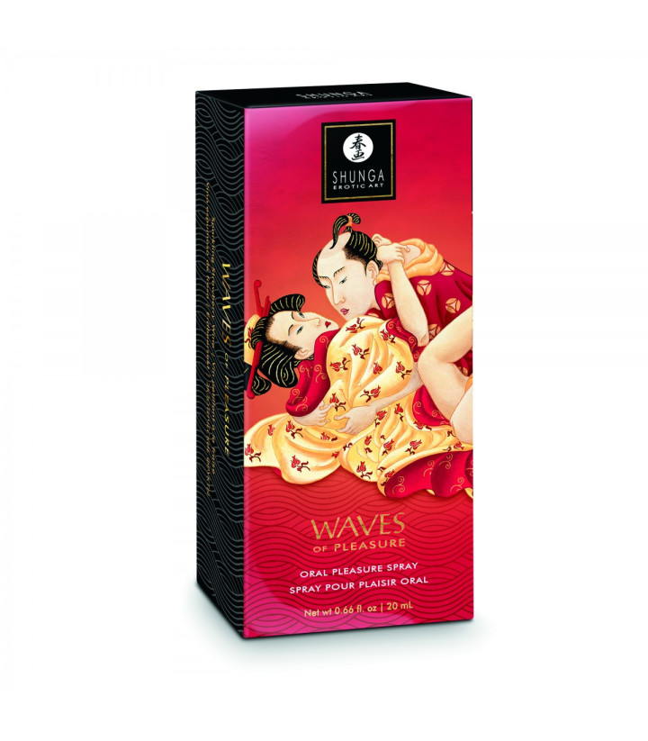 Waves Pleasure Spray Oral Séducteur Fraise 20 ml