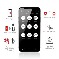 Seoul Masturbateur de Compression et Vibration avec App