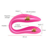 Lisboa Stimulateur Point G & Clitoris Rose avec App