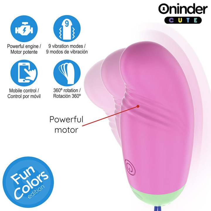 Love Pleasure Oeuf Vibro-Rotatif avec App