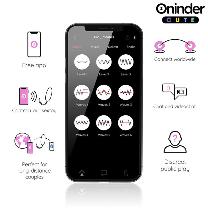 Love Pleasure Oeuf Vibro-Rotatif avec App