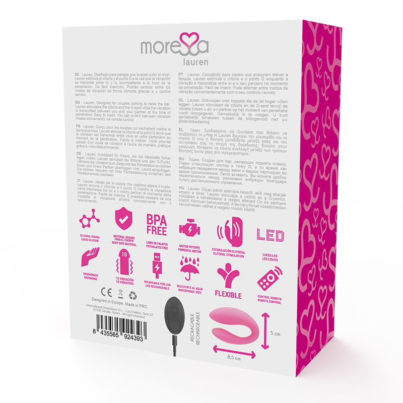 Lauren Stimulateur pour Couples avec Télécommande