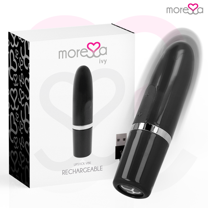 Ivy Masajeador Simulador Labial de Viaje Negro