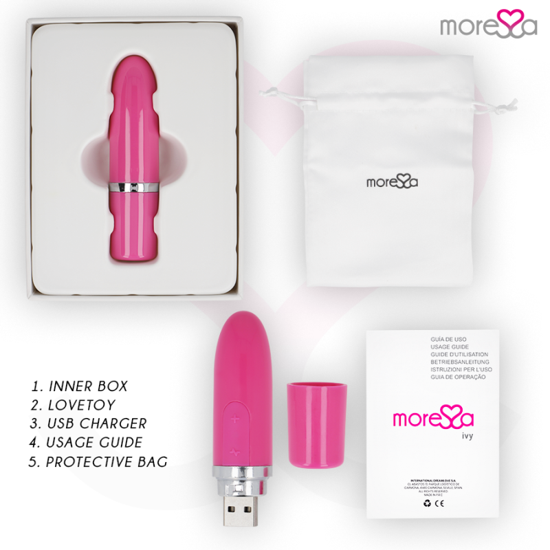 Ivy Masseur Simulateur de Rouge à Lèvres de Voyage Rose