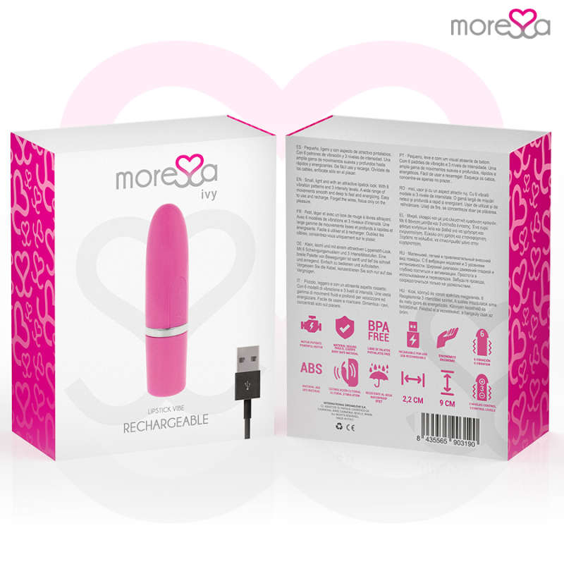 Ivy Masseur Simulateur de Rouge à Lèvres de Voyage Rose