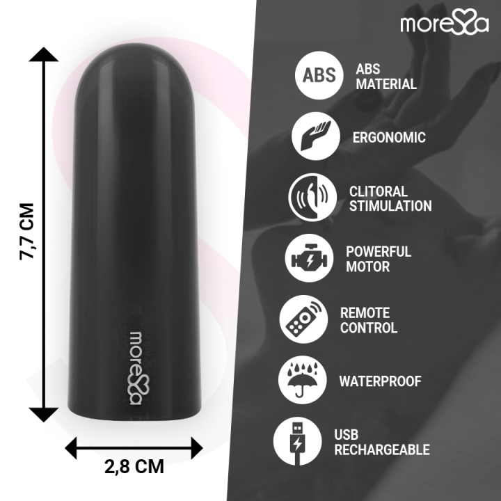 Nix Vibromasseur Multi Télécommande Noir