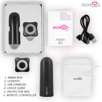 Nix Vibromasseur Multi Télécommande Noir
