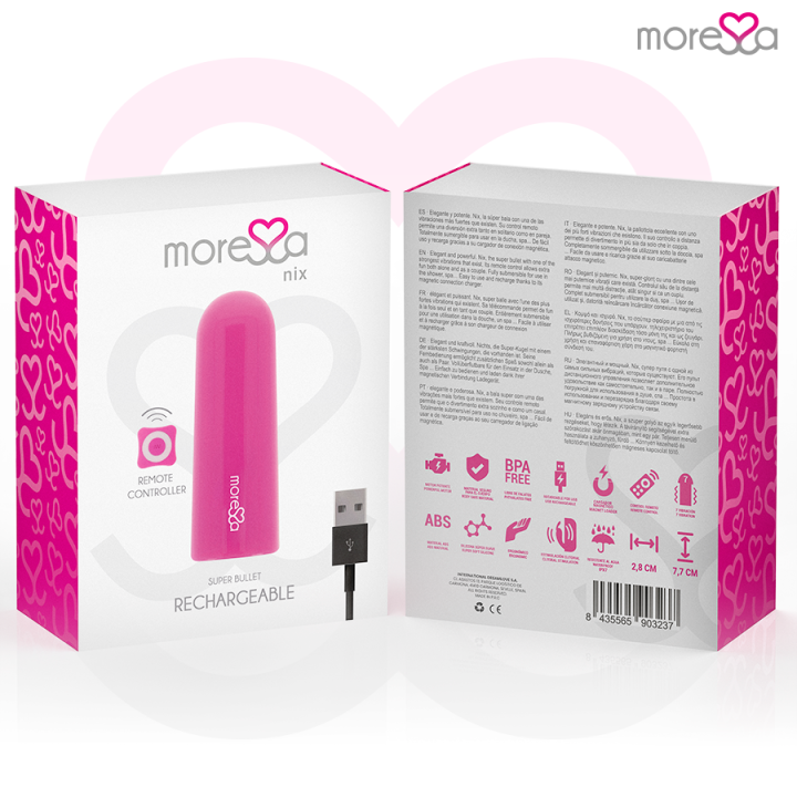 Nix Vibromasseur Multi-Télécommande Rose