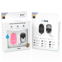 Oeuf Vibrant Télécommandé M Rose