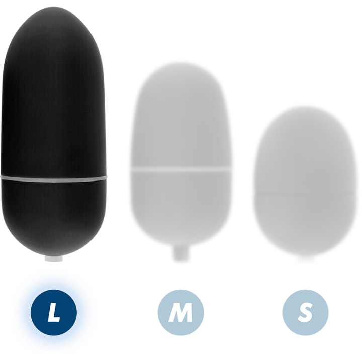 Oeuf Vibrant avec Télécommande L Noir