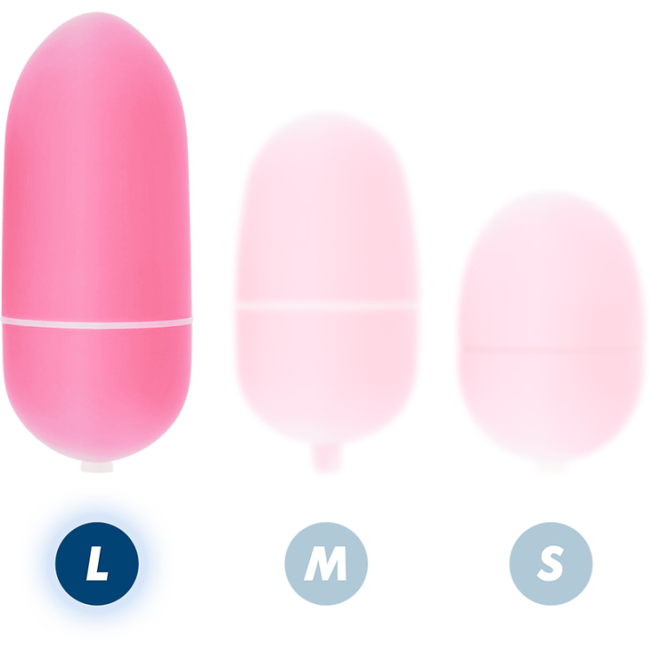 Oeuf Vibrant avec Télécommande L Rose