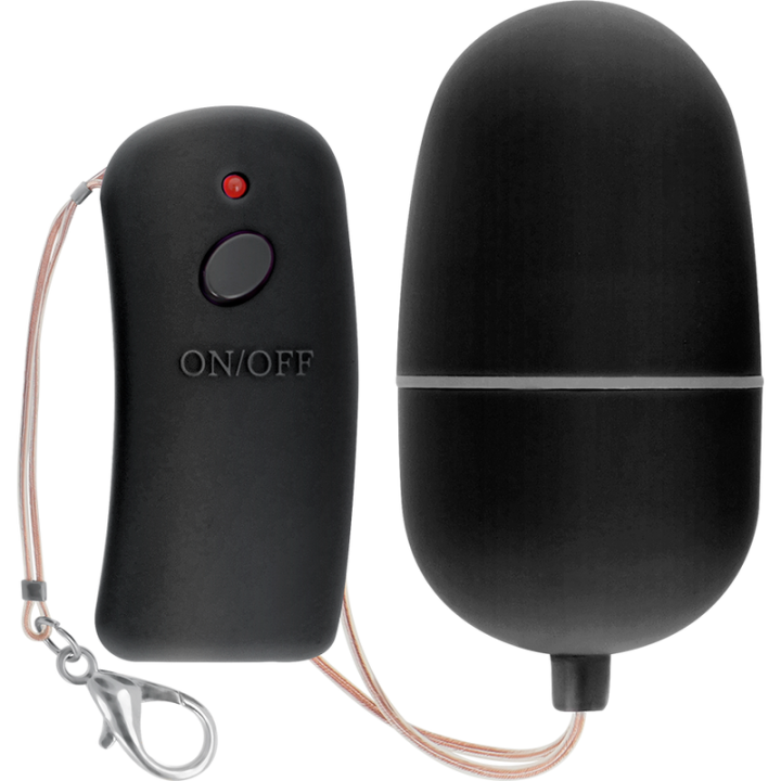 Oeuf Vibrant avec Télécommande Noir