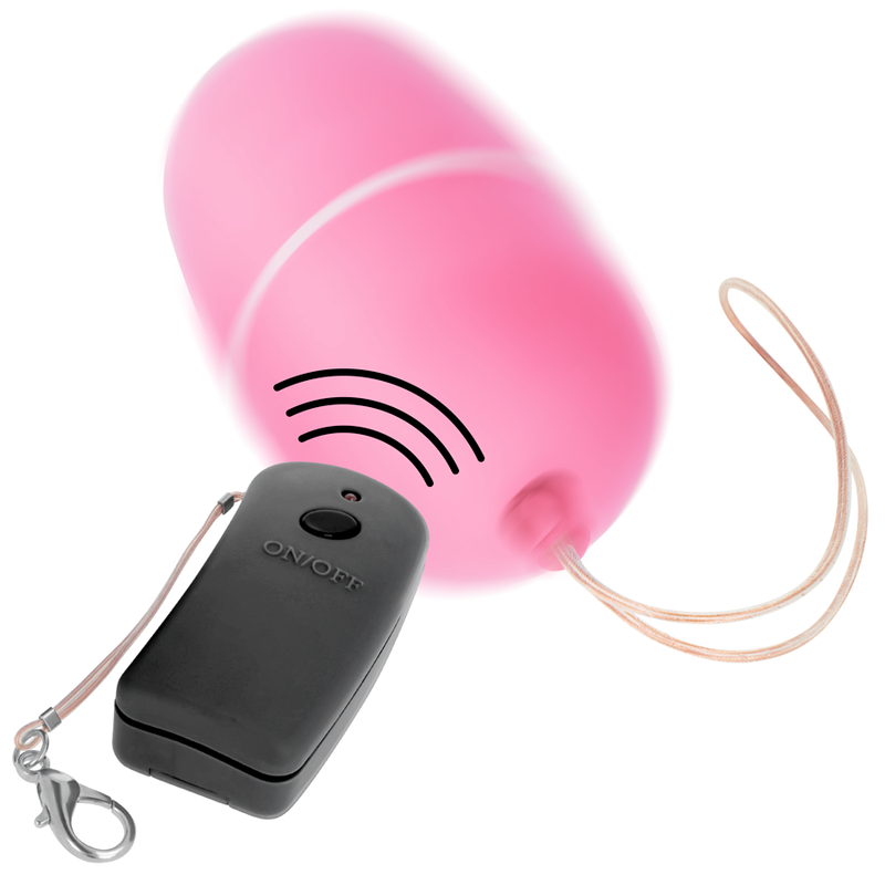 Huevo Vibrador con Mando Control Remoto Rosa