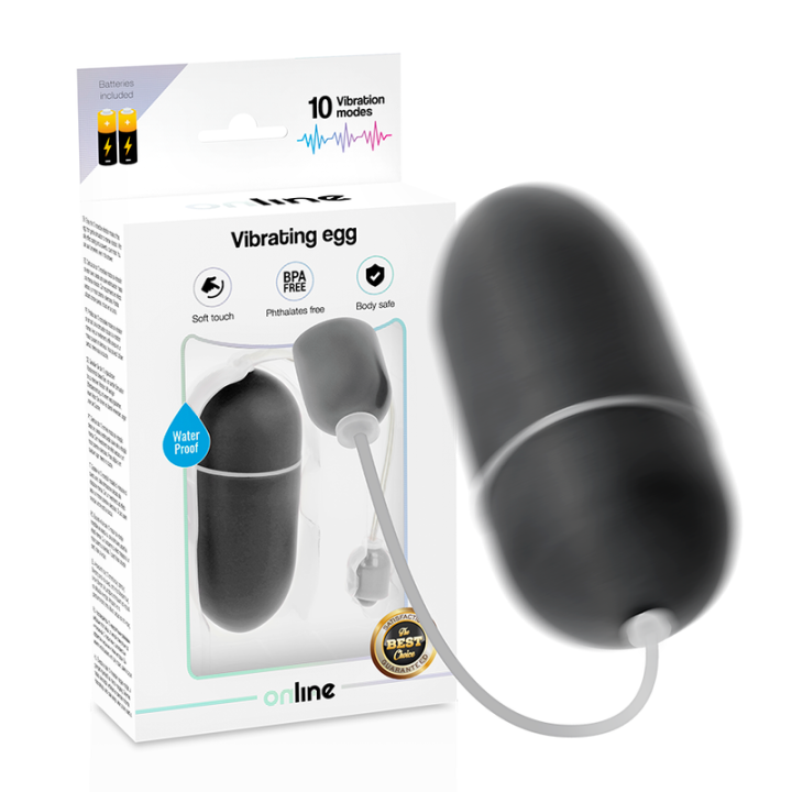 Oeuf Vibrant Waterproof Noir