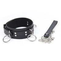 Collier de Soumission avec 3 Anneaux