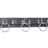 Collier de Soumission avec 3 Anneaux