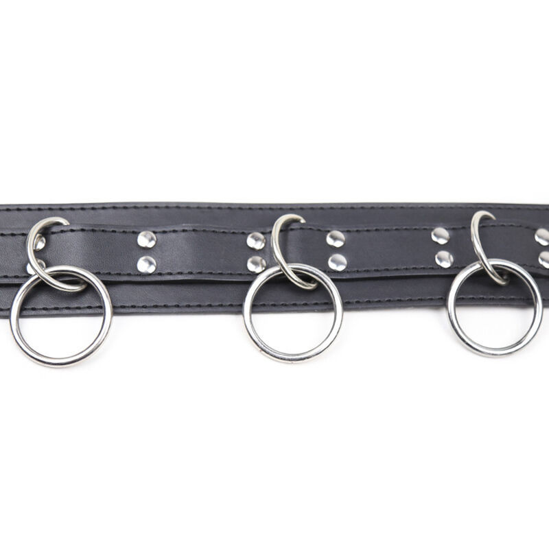 Collier de Soumission avec 3 Anneaux