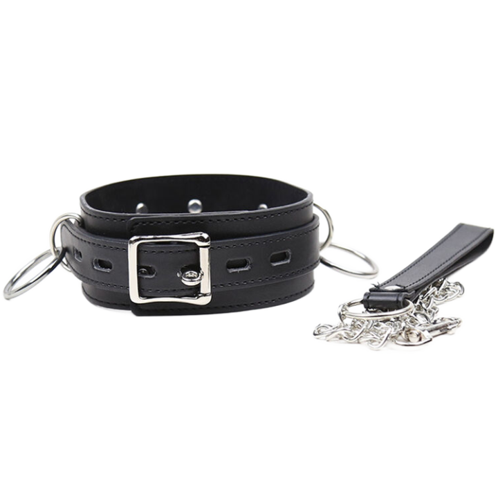 Collier de Soumission avec 3 Anneaux